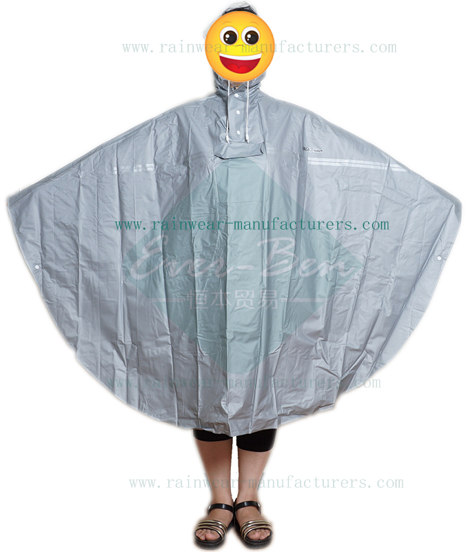 Cycling rain poncho